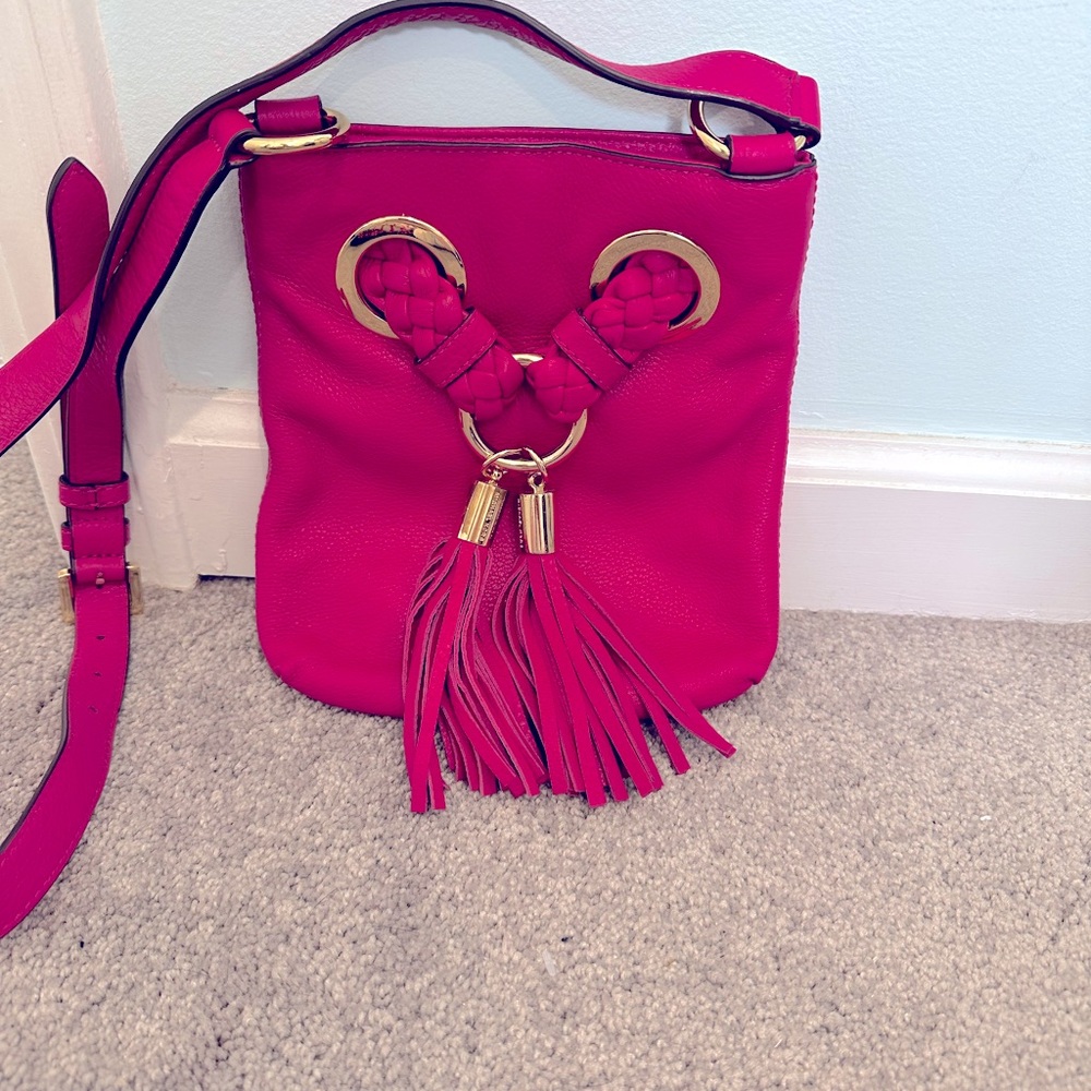 Hot pink Michael Kors bag